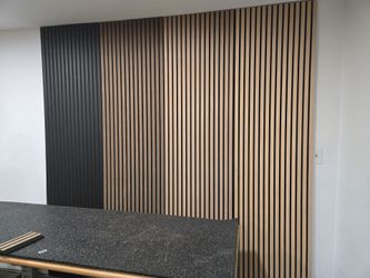 Wood Veneer Slat Panels