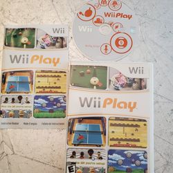 Nintendo Wii Play Video Game L