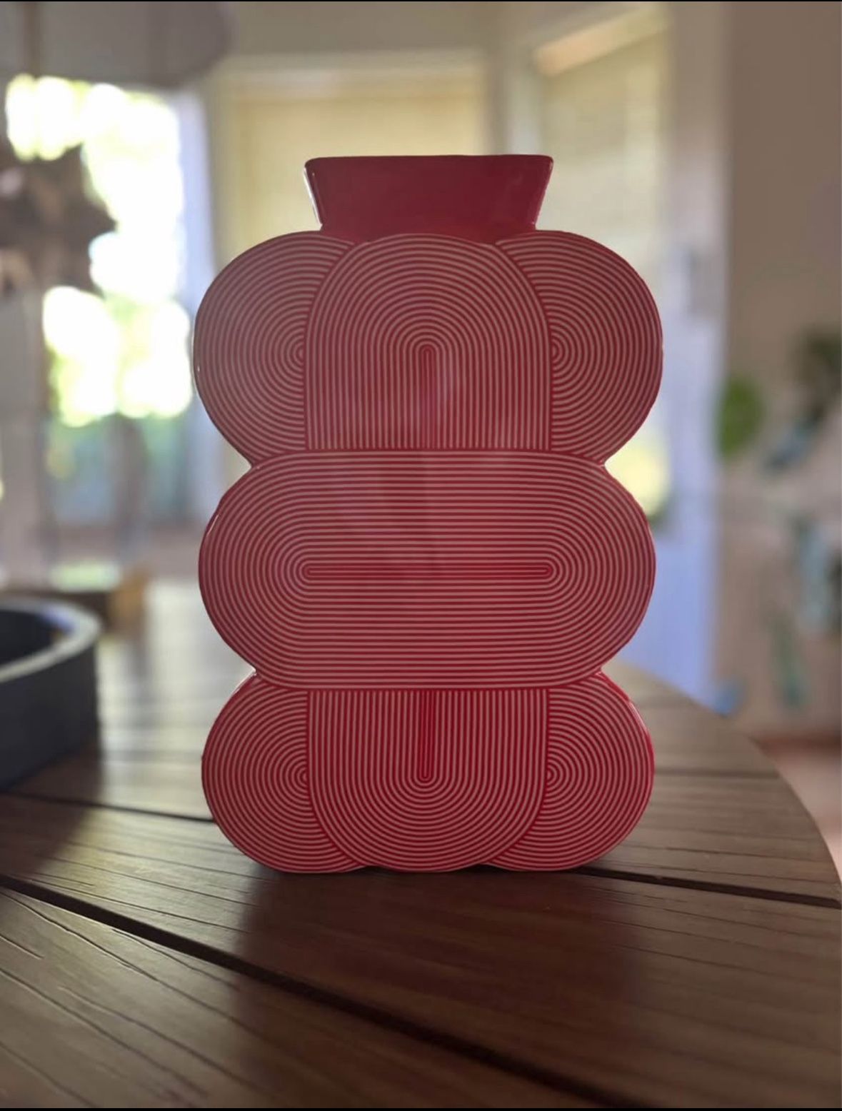 Jonathan Adler Red Pompidou Vase 