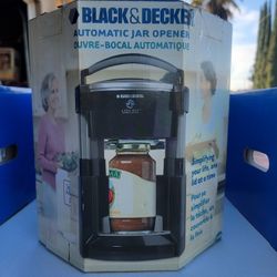 Black & Decker Automatic Jar Opener lids off, open box