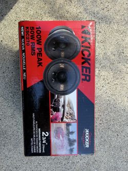 New Kicker Speaker 100w 2 3/4”(70mm)