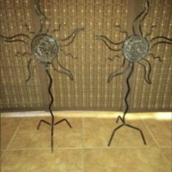 Pair Of Candle Holders 