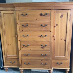 Solid Wood Dresser/Armoire 