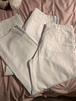 White Work Pants