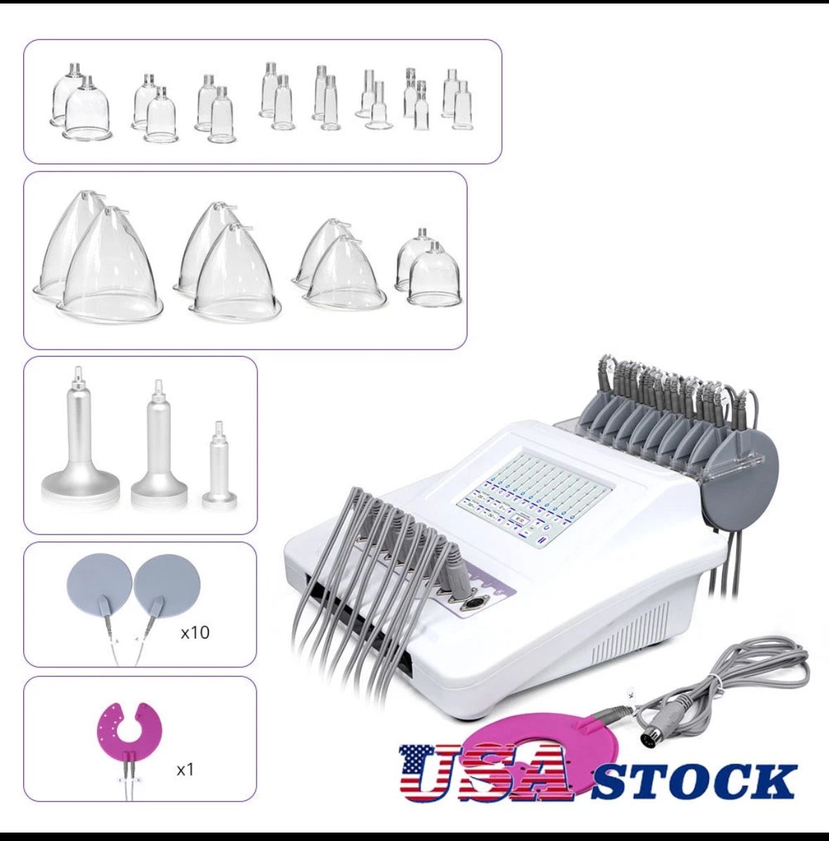 EMS Machine With Vacuum Cupping Therapy