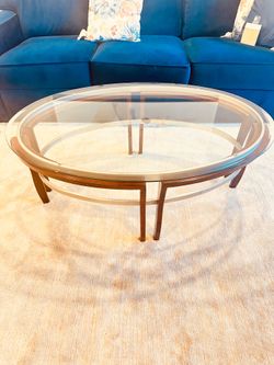 Glass table set
