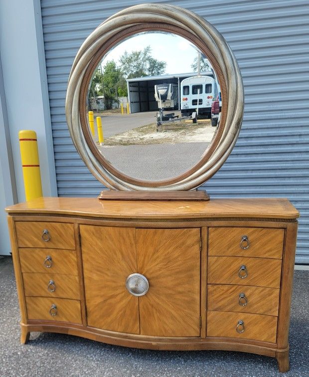 (FREE DELIVERY) Collezione Europa 11 Drawer Dresser & Mirror