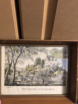 Small currier & Ives print