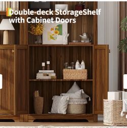 72" 5-Tier Arched Pantry Cabinet