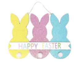Beautiful Glitter Easter Sign