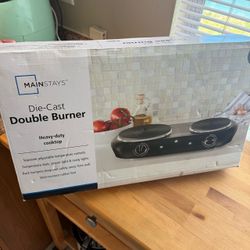 Double Burner Electric Hot Plate – Like New