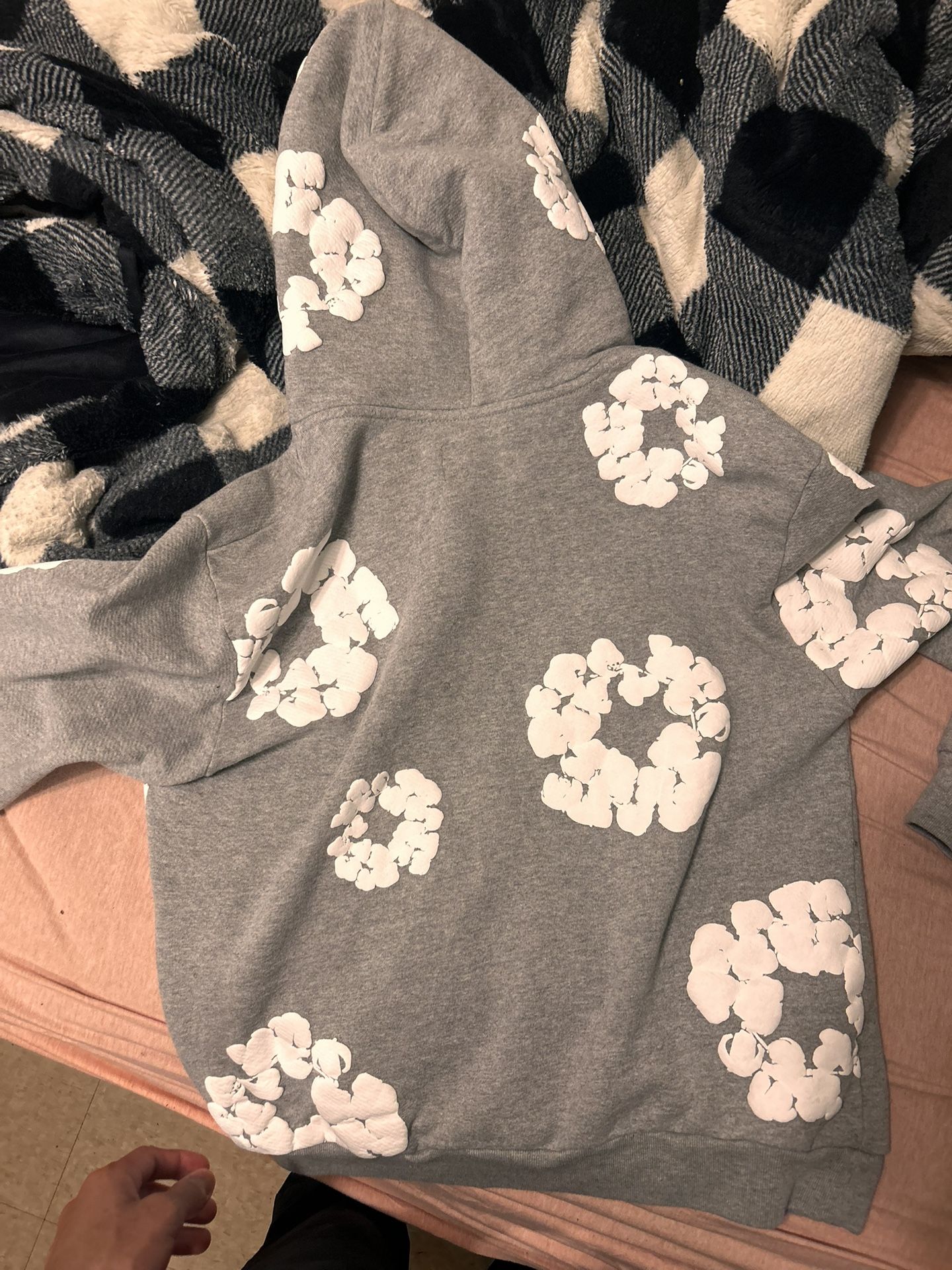 Denim Tear Gray Hoodie