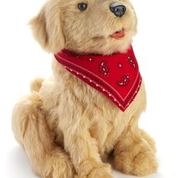 JOY FOR ALL Ageless Innovation Companion Pet for Seniors - Lifelike Animatronic Dog - Realistic Soft-Touch Coat & Heartbeat - Therapy Stuffed Animal 