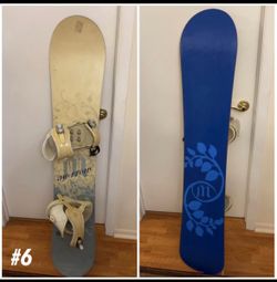 Morrow Lotus 149cm snowboard with Morrow Wildflower Medium bindings