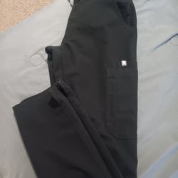 Xxs Black Fig Scrub Bottoms