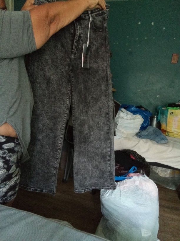 Black Washed Out Jeans