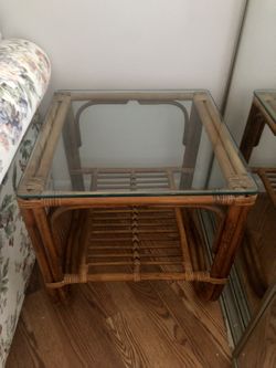 Vintage 1960s Bentwood Bamboo Table in Franco Albini Style