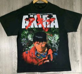 Akira 90s Vintage Double Sided Graphic Tee XL Changes USA #4
