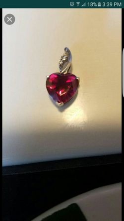 Ruby pendant price reduced!