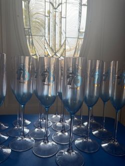 18-Disneyland Champagne Flute  -OBO