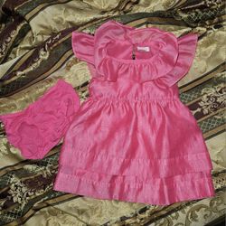 Baby Girl Ruffle Dress Size 18M