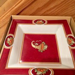 7” porcelain Limoges dish from France