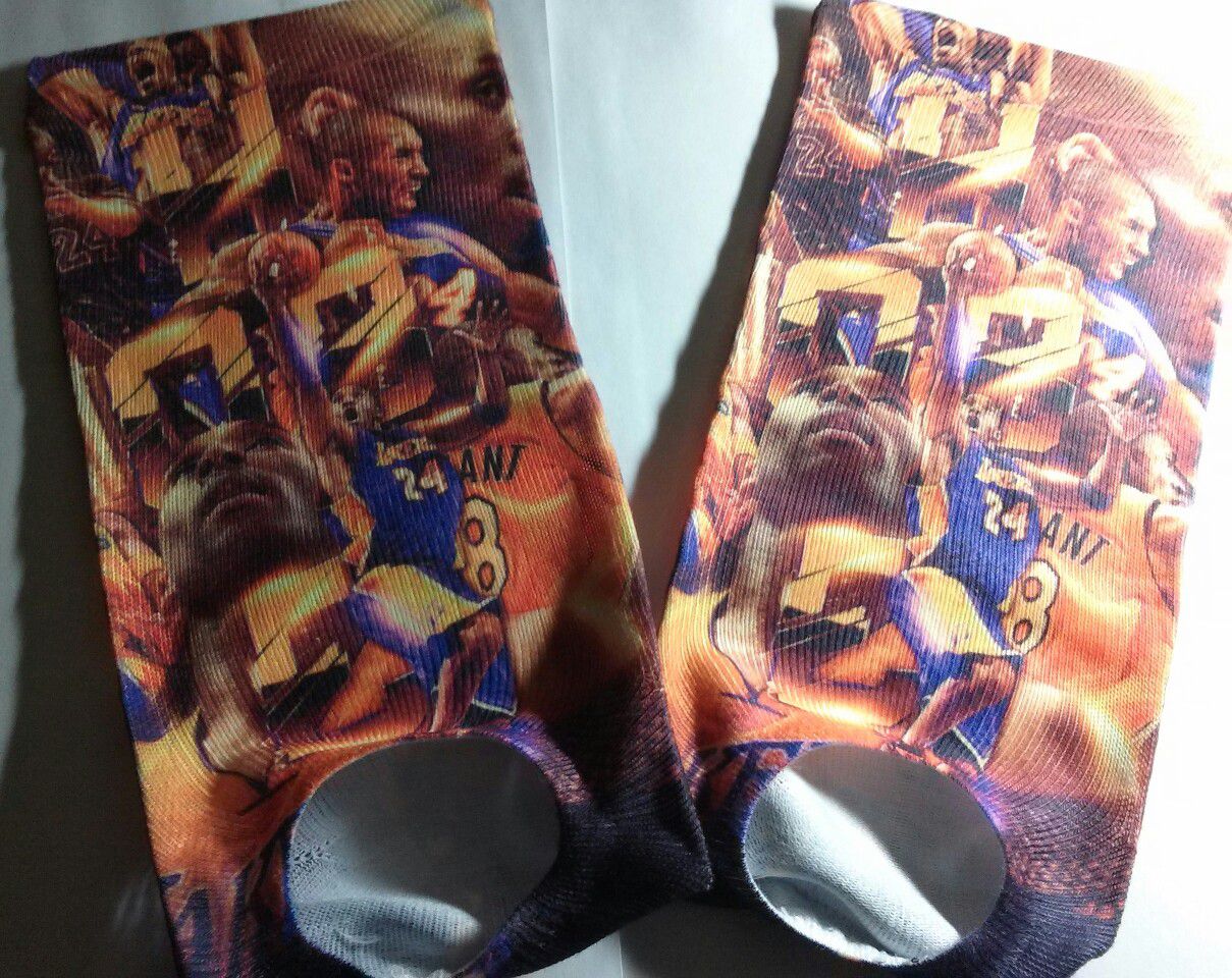 Custom ankle socks🔥 Any Image! Allover Sublimation🔥