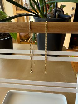 10k and 14k gold bracelet combo