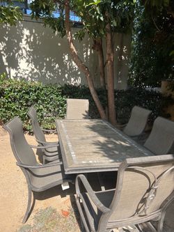 Agio 7 piece Sling Dining Set