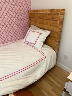 Rattan / Woven Cane Twin Bed Frame