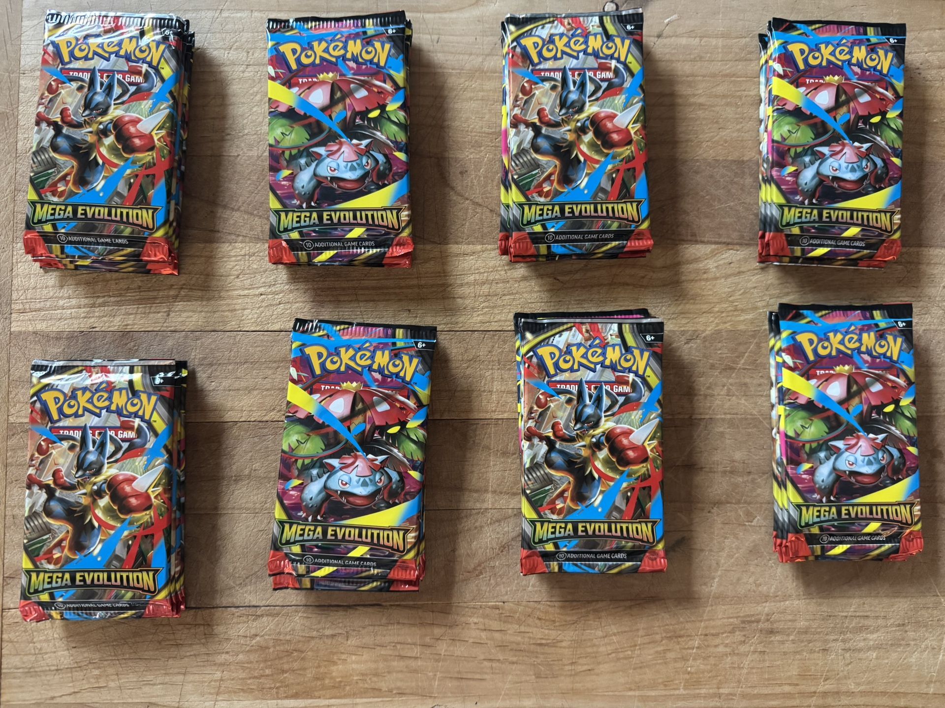 Mega Evolutions Booster Pack (set of 4)