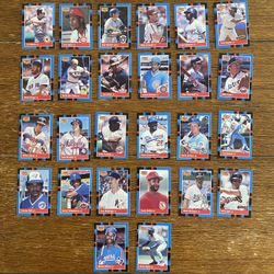 1988 Donruss Baseball Complete MVP's Insert Set 26 Cards NRMT