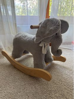 Pottery Barn Nursery Rocking Elephant