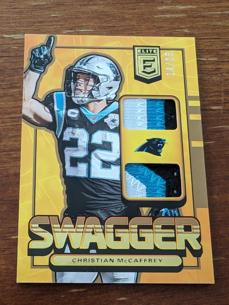 Christian McCaffrey Jersey Card