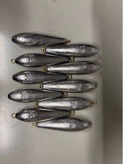 Fishing weights Torpedoes sinkers all sizes