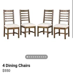 4 Dining Chairs 