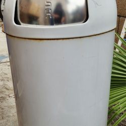 Bullet Type metal trash can by United Metal Receptacle 