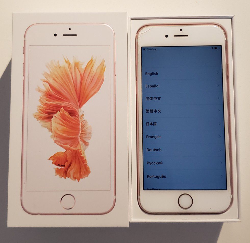 Iphone 6s Rose 16gb - unlocked from factory