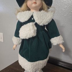 DOLL PORCELAIN ORIGINAL 16"