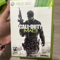 MW3 Xbox 360 Game Modern Warfare 3 $15