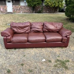 Leather Couch 