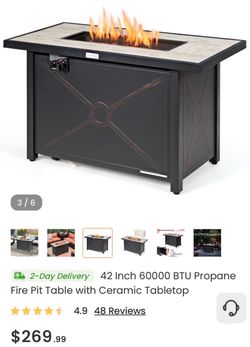 Fire pit table