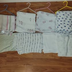 Assorted Baby Muslin Swaddle Blankets