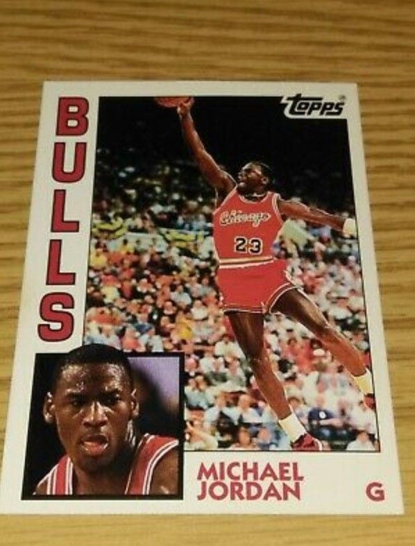 MICHAEL JORDAN Topps Rookie Card Beautiful Mint Chicago Bulls