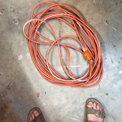 50 Foot Extension Cord Brand New Female Connector Put On
