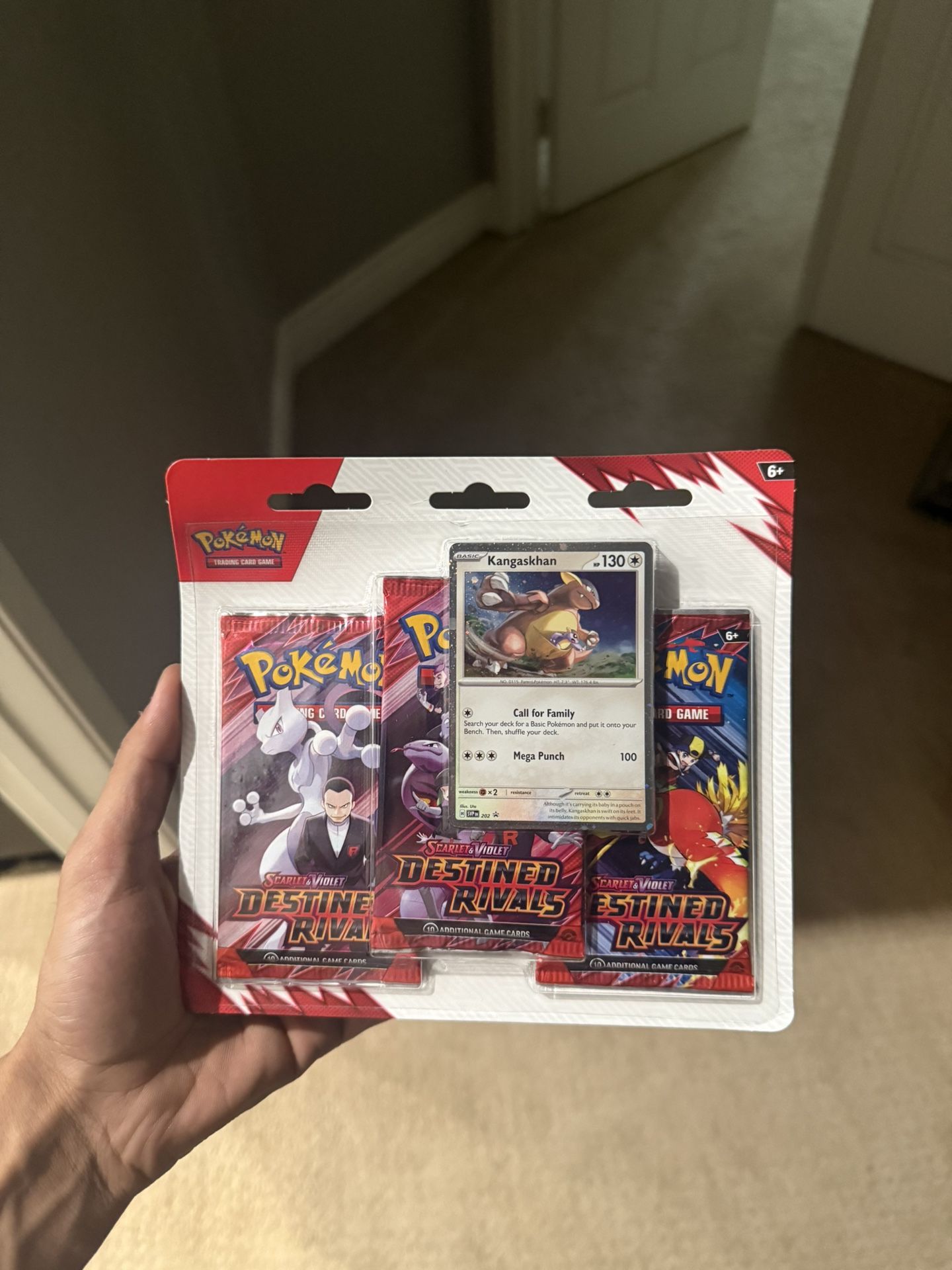 Pokemon Destined Rivals 3 Pack Blister
