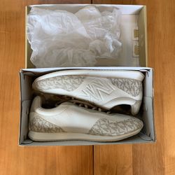 Micheal Kors Essex Mixed-Media Trainer Color: VANILLA COMBO