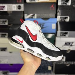 Size 8.5M - Nike Air Max Uptempo “White Red”