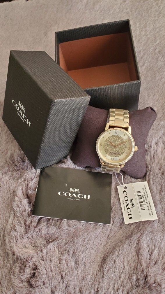 Original coach watch box hotsell