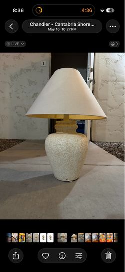 Vintage mid century table lamp